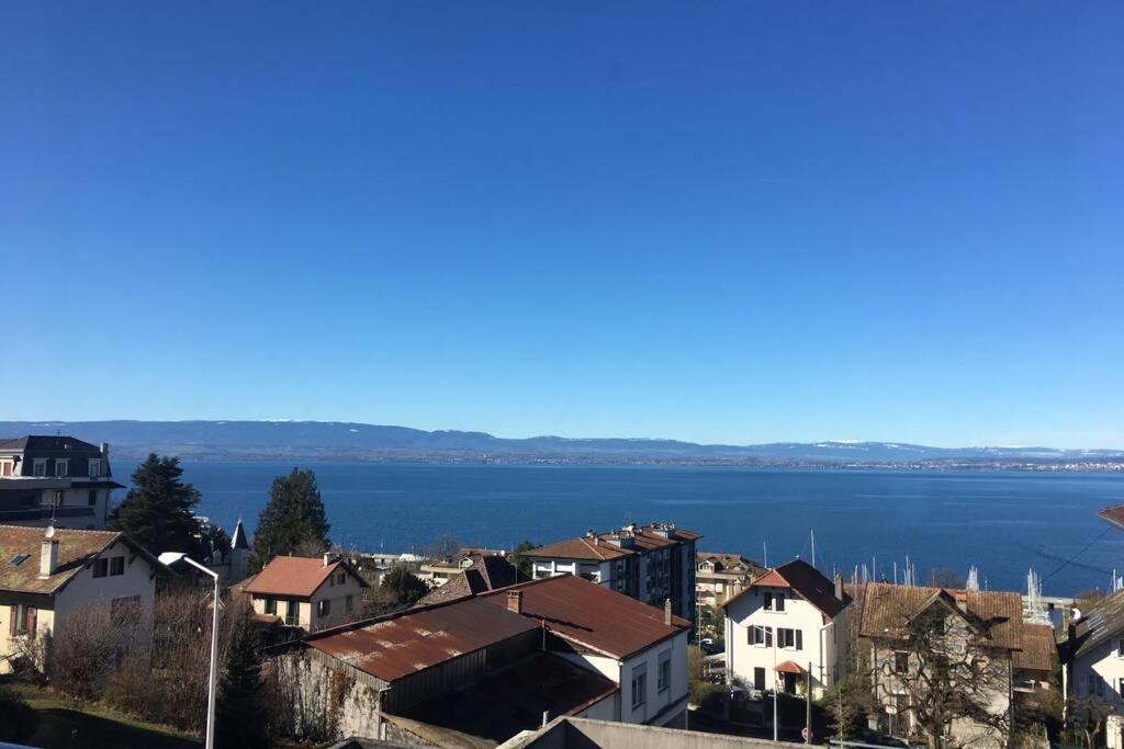 埃维昂莱班Vue Lac Panoramique公寓 外观 照片
